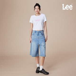Lee 七分牛仔褲 女 淺藍洗水 LB622007824