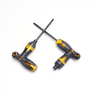 Ratchet telescopic dual-purpose screwdriver, reversible, mul