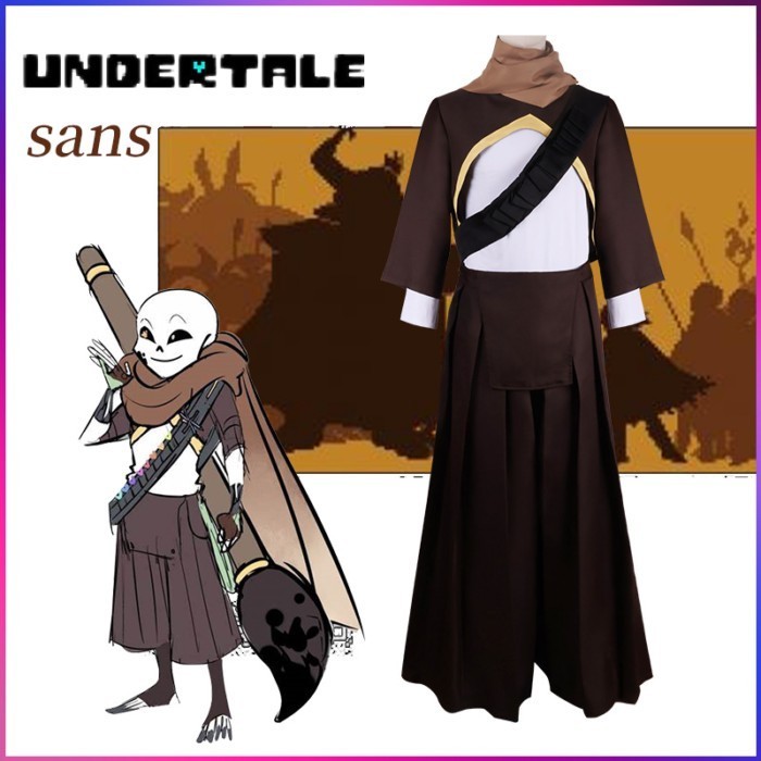 傳說之下cos服 undertale ink！ sans cosplay動漫服飾二次元套裝 W Y E D