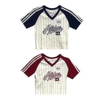 ADIDAS 女 BASEBALL BABY T 圓領T(短)-LF6084/85