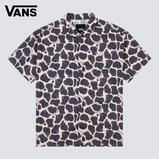 Vans CAPYBARA AOP 水豚粉色短袖襯衫