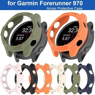 適用佳明Garmin forerunner 970鎧甲保護殼Garmin 970半包保護套