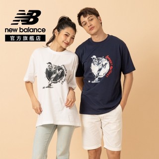 【New Balance】 NB 大谷翔平x短袖上衣 男性 藍/白 MT61T90WTNV/WWT 美版偏大
