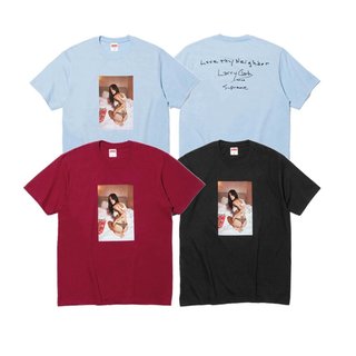 Supreme x Larry Clark Neighbor 辣妹圖案 短袖 聯名 黑/藍/紅FW26T53【SPLY】