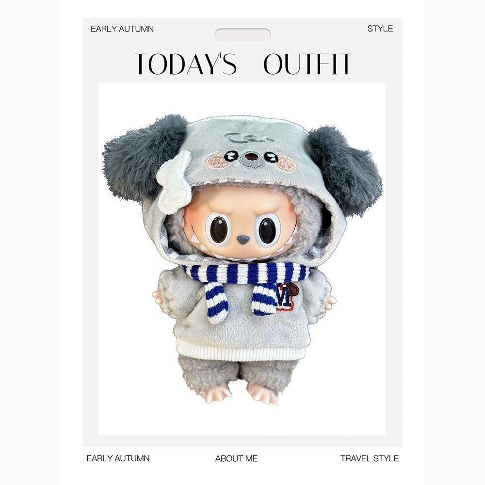 【可愛】labubu 拉布布 labubu公仔 拉布布公仔 15cm拉布布搪膠公仔 棉花娃娃 衣服 玩偶 拉布布娃娃 l