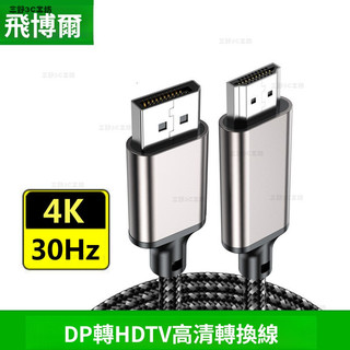三野3C 現_貨🔥 新品DP轉HDMI綫4K轉接綫顯卡顯示器連接綫高畫質轉換器電腦轉換電視