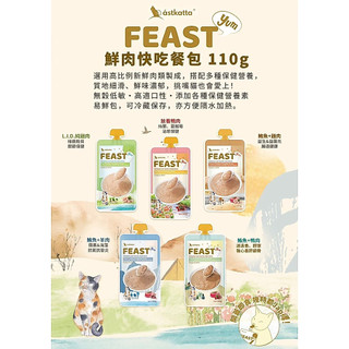 冰島 astkatta 鮮肉快餐包 110g 貓咪主食餐包 主食包 主食肉泥 肉泥餐包 雞肉 鮪魚 貓主食包 補水餐包
