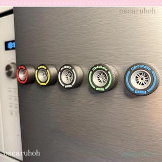 【臺灣最低價】新品Tire Fridge Magnets一級方程式賽車輪胎冰箱貼磁鐵裝飾滿99元發貨