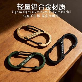 7358 名固定客⚡外出旅行多功能八字扣揹包拉鍊鎖安全扣8字扣登山扣防盜神器OSYV