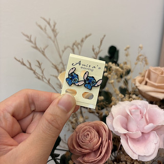 【Anita's earring】史迪奇造型耳釘耳環⚡️現貨⚡️