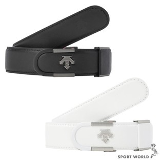 Descente 迪桑特 高爾夫腰帶 女款 皮帶 DR12WFBT11-BLKG/DR12WFBT11-BWTG