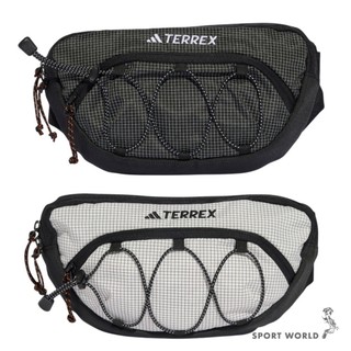 Adidas 腰包 斜背小包 TERREX 防潑水 黑/白【運動世界】JJ1480/JD3433