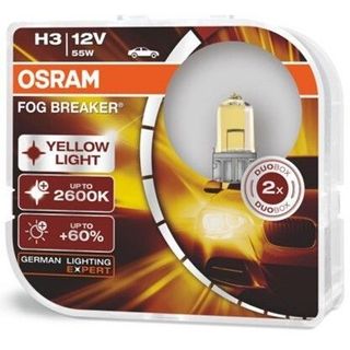 【億威】(62151FBR/H3/保固7天)OSRAM H3 2600K+60%終極黃金燈泡