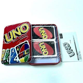 ⭐臺灣出貨+免運🔥露營,家庭聚會團建必備2副牌112張鐵盒系列UNO桌遊自帶防水收納盒🏆破萬好評回購款