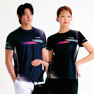 【KB羽球實體店】YONEX 黑紫電光戰T 高階科技感 253TS029M 253TS030F
