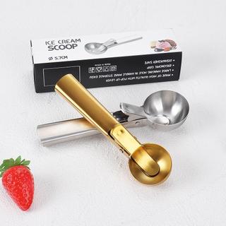 Stainless steel ice cream spoon, non-stick ice cream scoop,