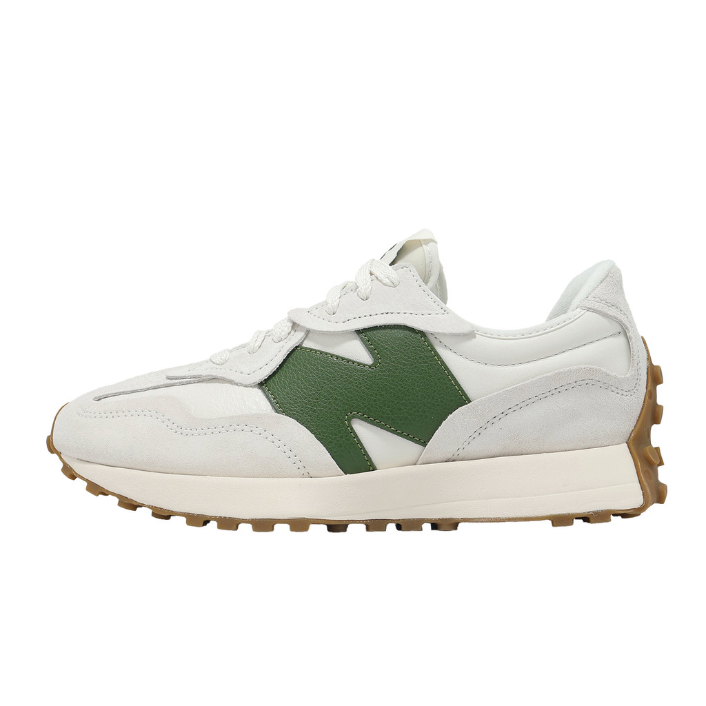 New Balance NB 休閒鞋 327 男女鞋 白綠 復古 麂皮 膠底 情侶鞋 紐巴倫 ACS U327WKN-D