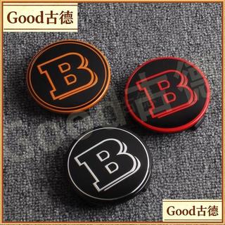 筱玥🚗車品 輪圈中心蓋改裝巴博斯輪轂蓋S級E級C級GLA GLC CLA BRABUS輪中心蓋車標馬自達