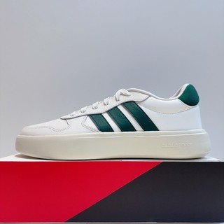 adidas LITECOURT 男女款 白紅色 皮革 舒適 板鞋 運動 休閒鞋 小白鞋 情侶鞋 JI2170
