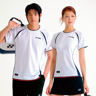 【KB羽球實體店】YONEX 白藍羽球戰衣 清爽速乾情侶款 253TS011M 253TS012F