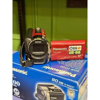 (保固30天)國際牌Panasonic SDR-H100 80GB硬碟數位攝影機 紅色 CCD復古DV攝影機 中古全新寄