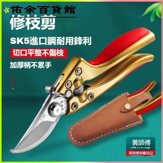 可開發票修枝剪SK5鋼園林園藝剪省力農用剪花枝果枝剪樹枝專用剪子 修枝剪 園藝剪刀 園林剪刀