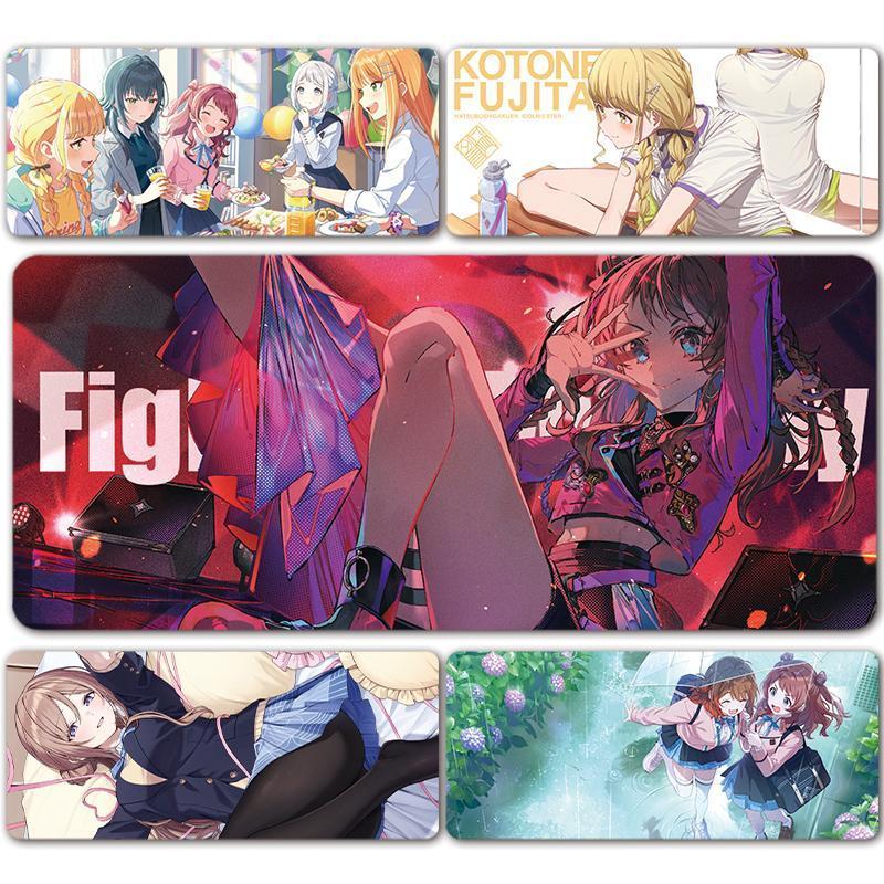 🪩アイドルマスター🪩偶像大師 週邊 偶像大師係列 學園偶像大師咲季藤田琴音莉波週邊遊戲鼠標墊桌墊電腦墊加厚寶藏 KSQO