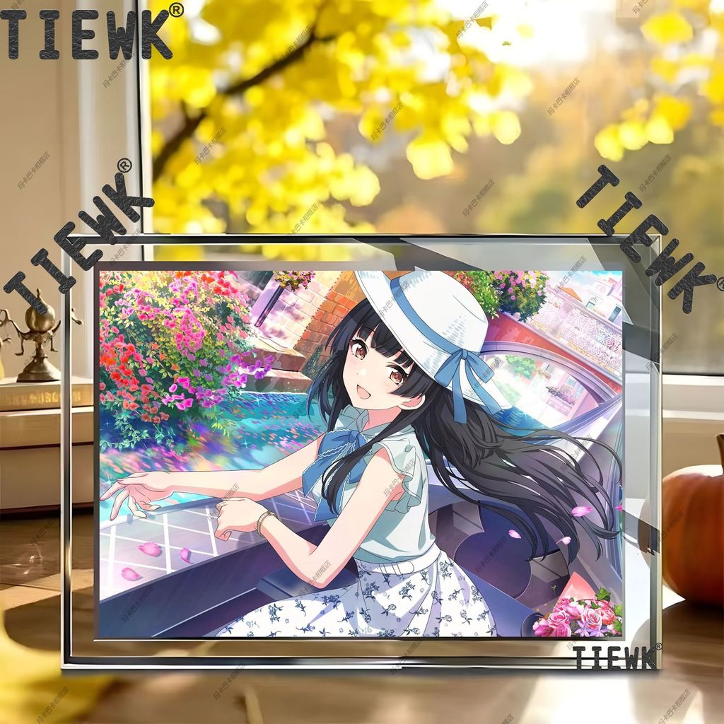 🪩アイドルマスター🪩偶像大師 週邊 偶像大師係列 偶像大師黛冬優子週邊穀子玻璃相框擺件裝飾品禮物送朋友閨蜜收藏 BC7F
