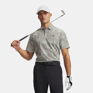 【UNDER ARMOUR】UA 男 Drive Chill 印花短POLO 6009724-069