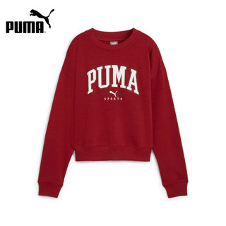 【PUMA】 基本系列Squad圓領衫(F) 女性 68249313 歐規｜官方直營