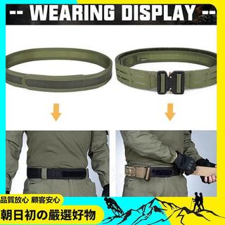 ZRC-雙層戰術腰帶熱款Molle戶外戰鬥腰帶快速釋放執勤工作腰帶