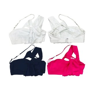 W Jacquemus x Nike AS NRG HE Bra 單肩運動內衣 深藍/白/桃紅 FV0502【SPLY】