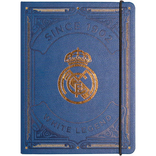 皇家馬德里足球俱樂部A5皮革筆記本/Real Madrid Club de Fútbol