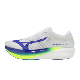 Mizuno 競速跑鞋 Hyperwarp Elite 男鞋 白 輕量 碳板 美津濃 [ACS] J1GC2671-01