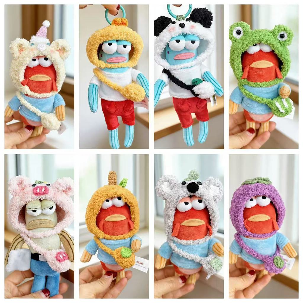 【只售衣服】比奇堡的居民們娃衣酷酷魚呆呆魚醜魚打工魚換裝著替手作青蛙帽包