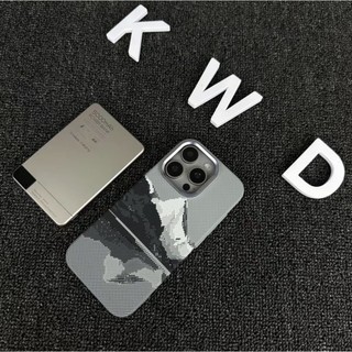 🚀 台灣運送：🚀 Sunward Kevlar磁性保護殼，適用於iPhone 18 PRO MAX皮膚觸感手機殼