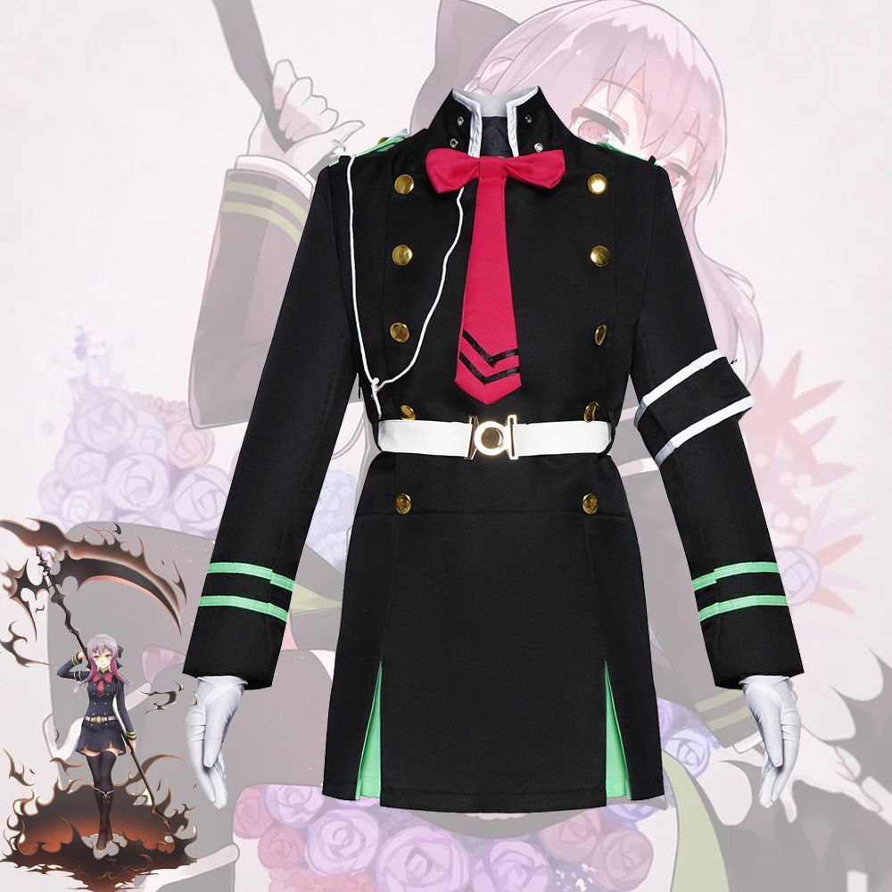 終結的熾天使cos服帝國鬼軍柊筱婭二次元cosplay月鬼組製服錶演服