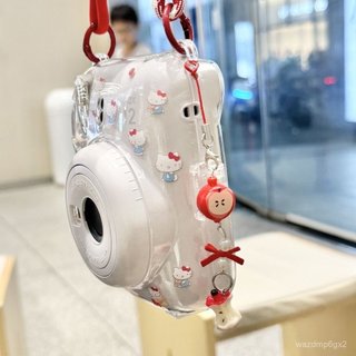 富士拍立得 mini12 保護殼 透明水晶殼 附掛繩 防摔 instax mini 12 保護套 相機殼 拍立得