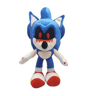 跨境新品Sonic exe 遊戲精神地獄索尼克玩偶毛絨玩具