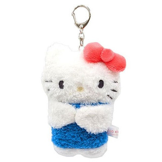 KAMIO JAPAN抱姿絨毛娃娃鑰匙圈/ HELLO KITTY eslite誠品