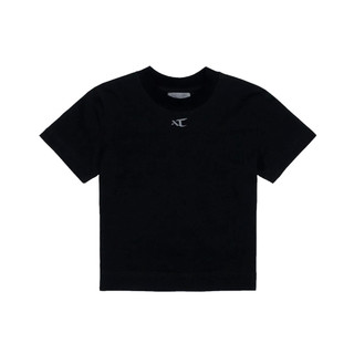 [FLOMMARKET] ANONYMOUS TALKING PLEATED TEE WMNS 女版短T 黑色