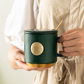 、三井百貨、星巴克新款馬克杯個性銅章杯子咖啡杯創意情侶陶瓷水杯耐高溫