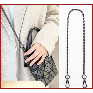 三宅一生包包改造##適用三宅一生mini肩帶改造金屬鏈條配件包包diy改裝包鏈亞克力鏈