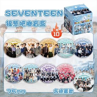 SEVENTEEN 周邊 seventeen文俊輝權順榮銀蔥吧唧徽章盲盒盲抽吧唧周邊同款盲袋