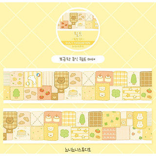 🧸₊ 韓國mango小熊森林手帳裝飾膠帶分裝