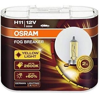 【億威】(62211FBR/H11/保固7天)OSRAM H11 2600K+60%終極黃金燈泡