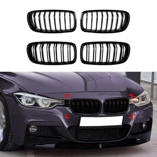 適用BMW F30 F31 2013-2019單線雙線中網格柵改裝