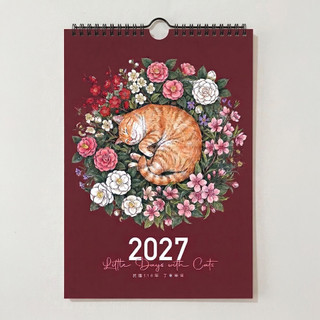 2027 LITTLE GRAY掛曆/ 貓咪的小小日子/ Little Days with Cats eslite誠品【預購】
