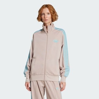 Adidas 愛迪達 Firebird Tt JX7864 女 立領外套 運動外套 休閒穿搭 米灰 水藍 亞版