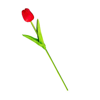 仿真花藝-鬱金香-單支(六色可選) 塑膠花 假花 人造花 仿真花 裝飾品